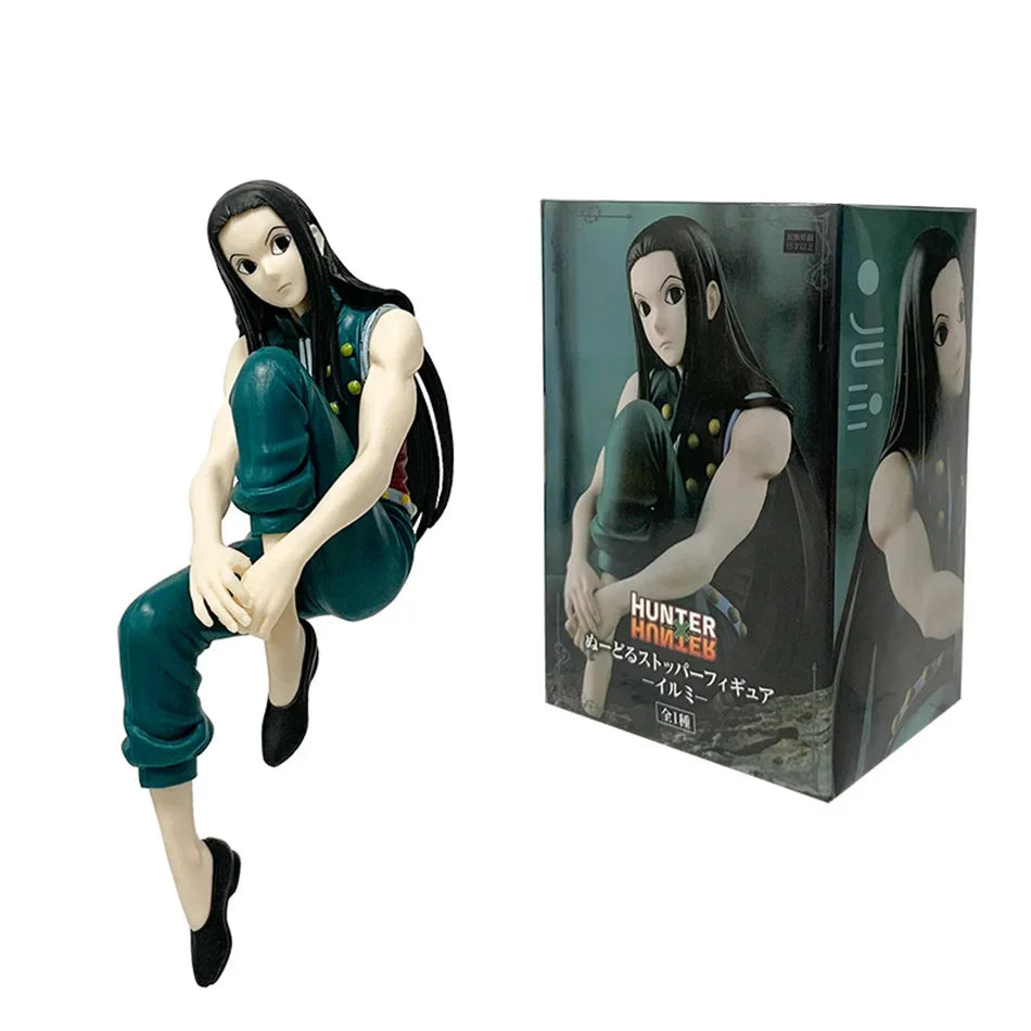 Takara Tomy 14cm Hunter × Hunter Hisoka Morow Noodle Stopper Anime Figure – Phantom Troupe Sitting PVC Model Statue for Noodle Lids & Desk Decor - With Box 3 - China Mainland