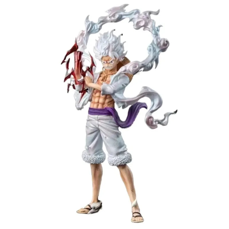 Bandai 25cm One Piece Gear 5 Sun God Nika Luffy Anime Figure – 1/6 Scale PVC Statue Model Toy for Anime Fans & Collectors - Product Photo 6