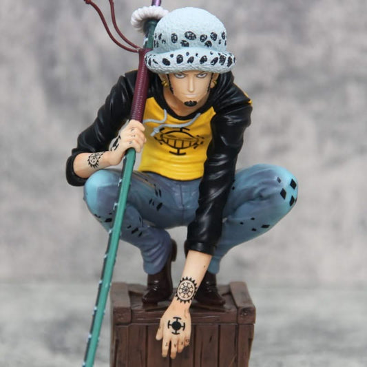 Trafalgar Law PVC Statue - One Piece Crouching Pose Collectible