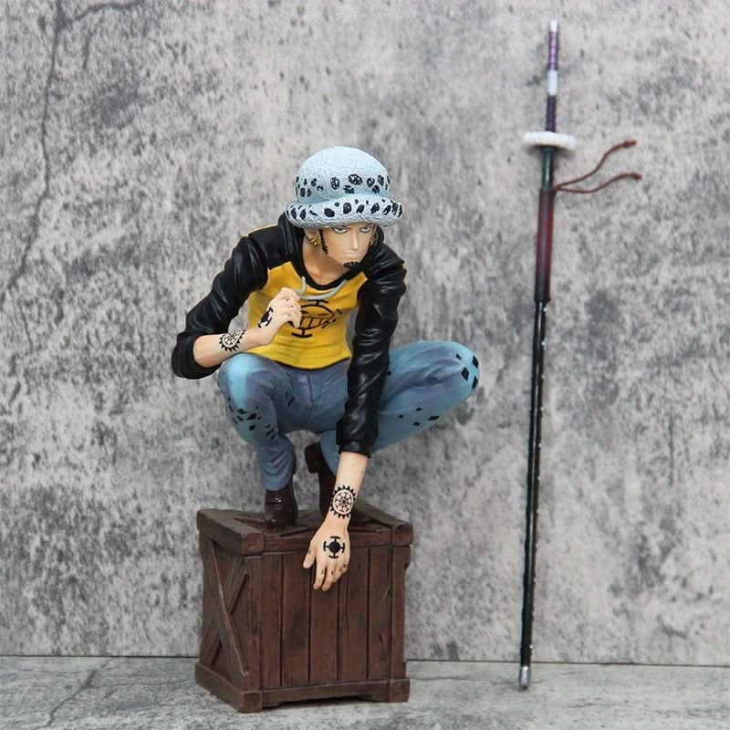 Trafalgar Law PVC Statue - One Piece Crouching Pose Collectible
