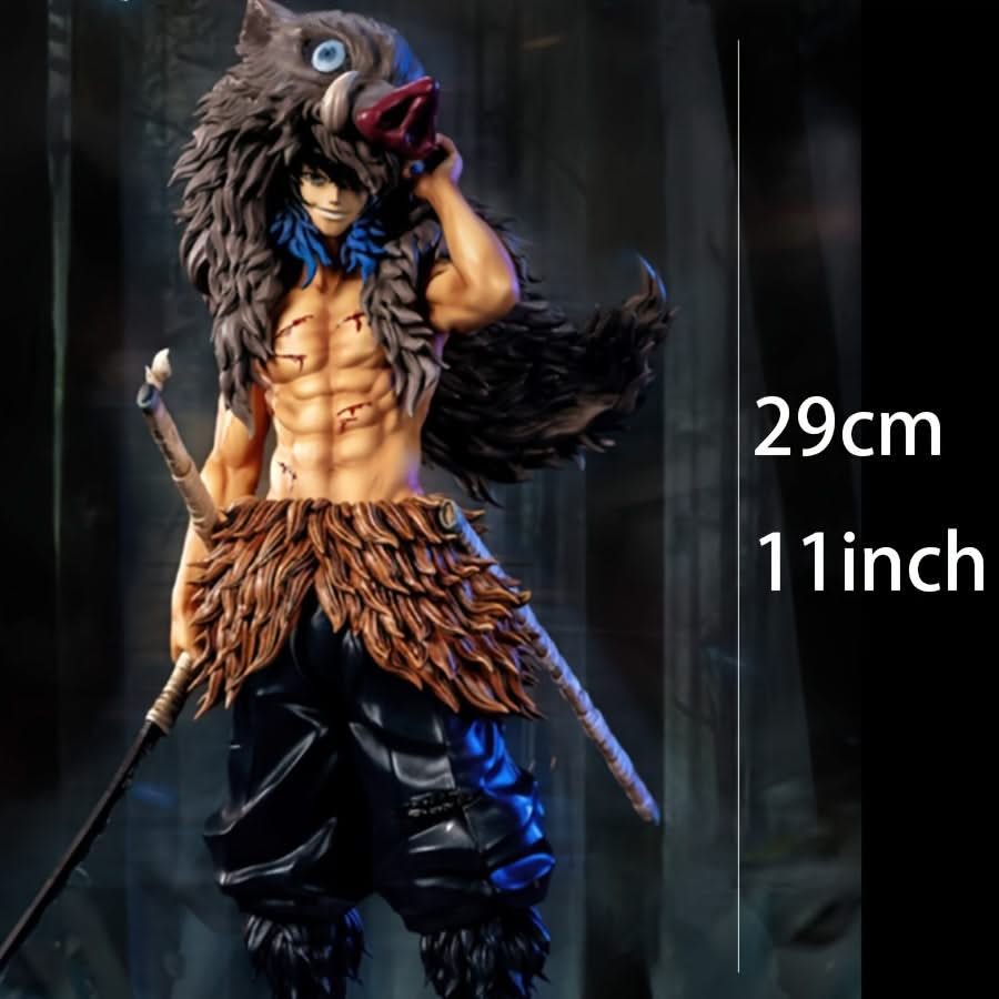 Demon Slayer Boar Head Warrior PVC Statue - Collectible Anime Figure