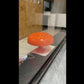 Minimalist Orange Mushroom Lamp – Vintage Ambient Glow Bedside Lighting
