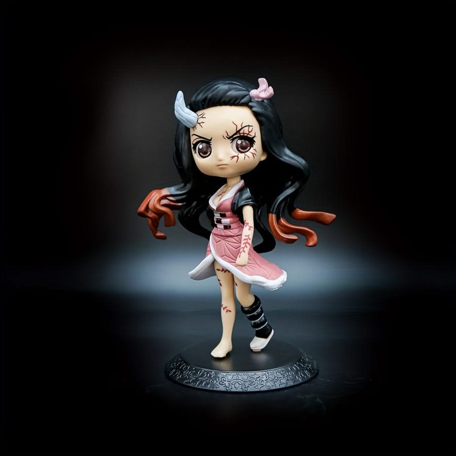 Demon Slayer Chibi Action Figure Set | Premium Desktop Collectible Miniatures