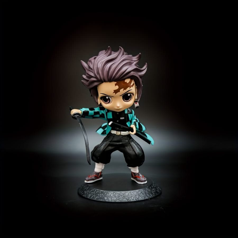 Demon Slayer Chibi Action Figure Set | Premium Desktop Collectible Miniatures