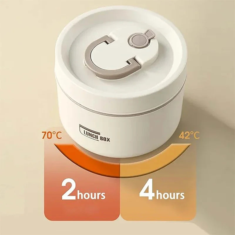 3-Tier Thermal Food Container Set – 304 Stainless Steel Vacuum Stackable Bento Box with Lunch Bag - Product Photo 5