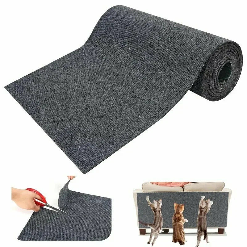 Self-Adhesive Felt Cat Scratching Carpet Roll (40cmx3m) – DIY Water Absorbent Furniture Guard & Doorway Mat - Product Photo 1