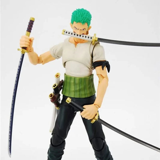 Roronoa Zoro One Piece PVC Action Figure- 18cm Articulated Collectible