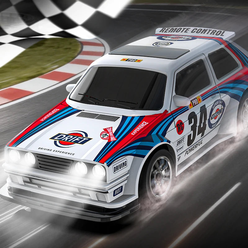 1:43 Scale 4WD RC Drift Car – 2.4GHz High-Speed Remote Control 4x4 Racing Toy with Rechargeable Lithium Battery for Kids & Adults - Product Photo 4