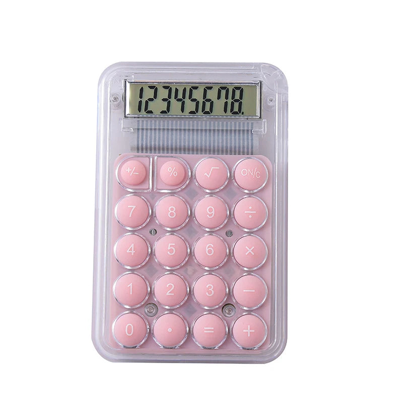 Cute Portable Palm-Sized Mini Calculator - pink
