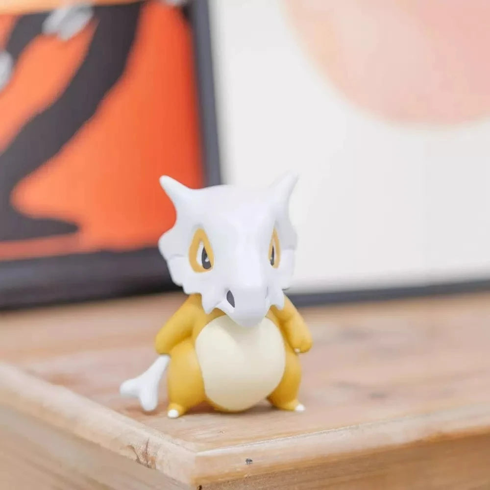 Potdemiel 8cm Pokémon Cubone (Caracalla) Mini Anime Figure – Cute PVC Model Toy for Desktop, Car Dashboard Decor & Festival Gift - Product Photo 4