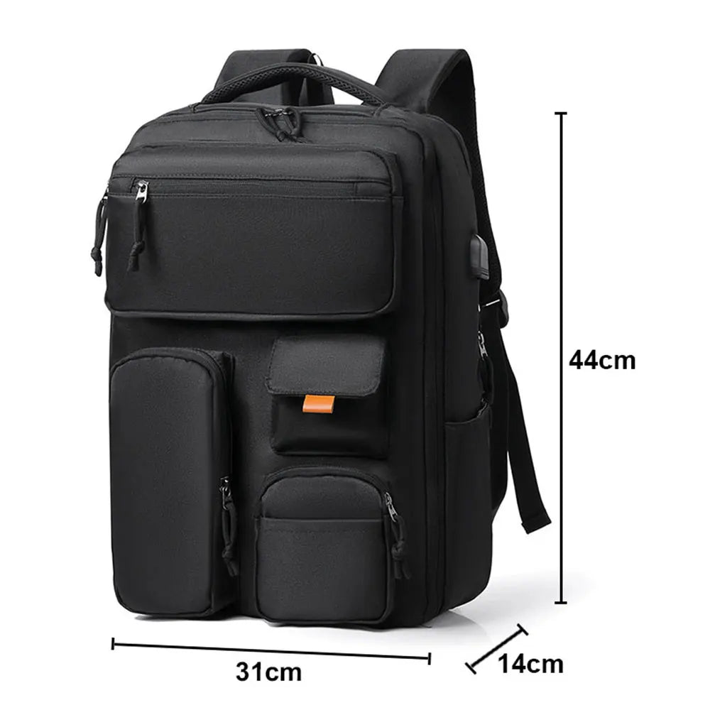 Multi-Pocket 15.6 Inch Laptop School Backpack - Product Photo 6