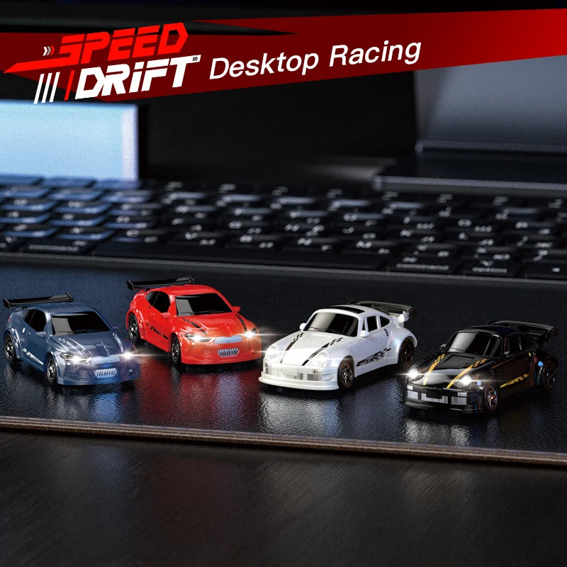 2026 New Kf20 1:64 Drift Rc Car Four-wheel Remote-Controlled Racing Car Full Proportions Desk Competition Toy Boys Ideal Gifts. - Product Photo 1