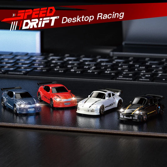 2026 New Kf20 1:64 Drift Rc Car Four-wheel Remote-Controlled Racing Car Full Proportions Desk Competition Toy Boys Ideal Gifts. - Product Photo 1