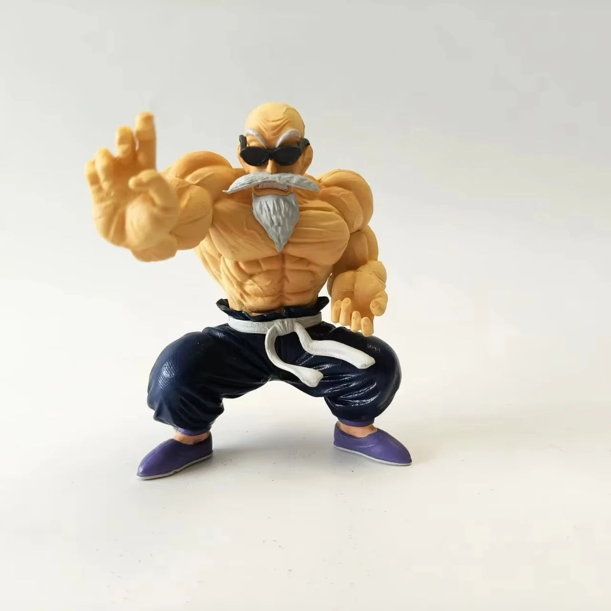 Bandai Dragon Ball Z Master Roshi MAX Power Muscle Strengthening Form Anime Action Figure – PVC Collectible Statue Model Toy for DBZ Fans - Product Photo 2