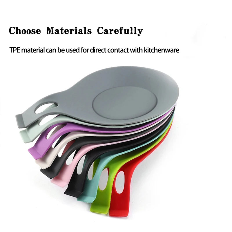 Silicone Spatula Holder Placemat – Heat-Resistant Kitchen Utensil Rest Tray & Countertop Protector - Product Photo 3