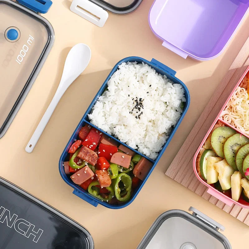 Leakproof Insulated Bento Lunch Box – Portable Plastic Food Container for School & Office - Product Photo 3