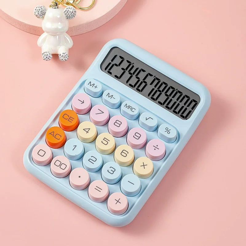 Candy Color Mechanical Desktop Calculator (12-Digit) - D