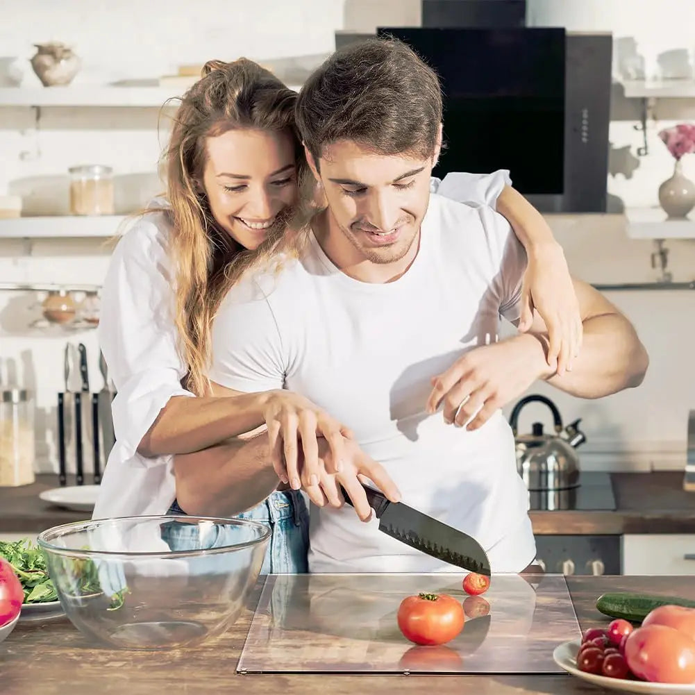 Transparent Acrylic Chopping Board with Lip Edge – Non-Slip Counter Protector for Kitchen & Dining - Product Photo 6