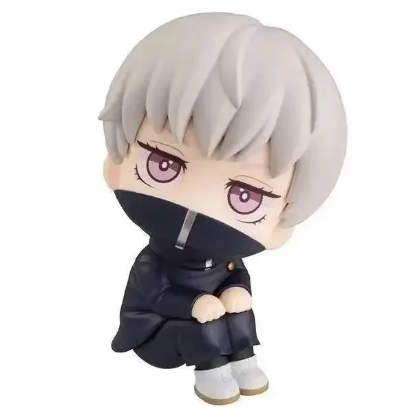 Bandai 12cm Jujutsu Kaisen Anime Action Figure – Gojo Satoru, Geto Suguru, Toji Fushiguro - Q Inumaki Toge