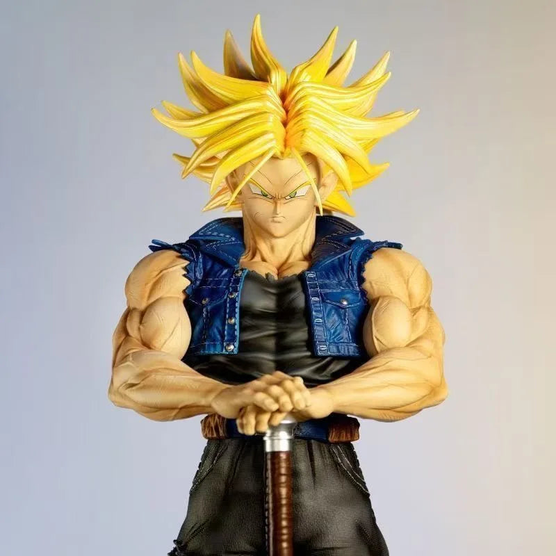 Bandai 25cm Dragon Ball Z Future Trunks Action Figure – 1/6 Scale PVC Collectible Model Statue with Sword for DBZ Fans & Desk Display - Product Photo 5