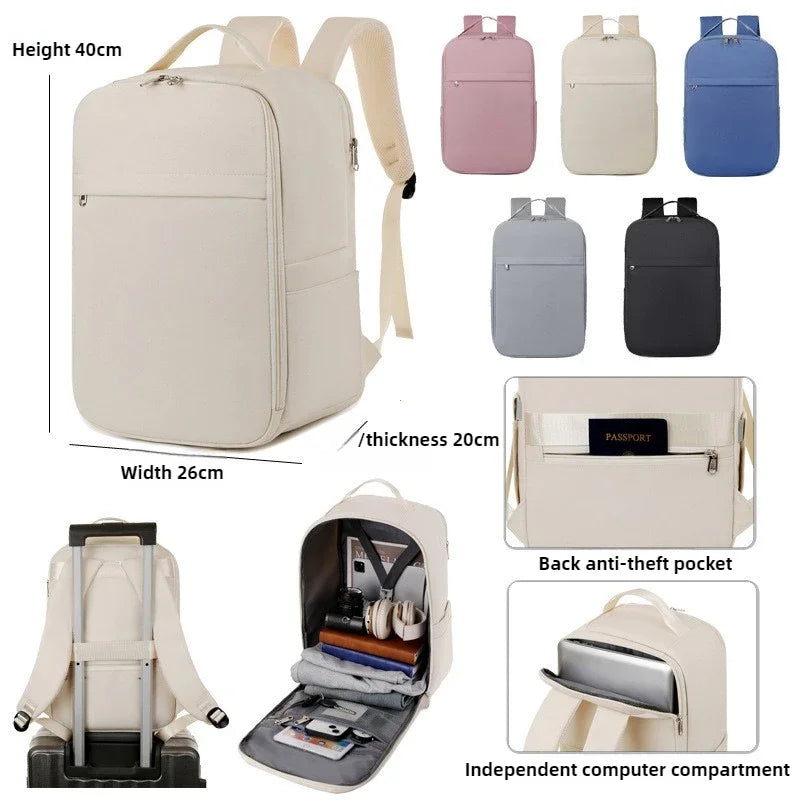 Macroupta 40x20x25 Unisex Flight Cabin Bag – Short-Distance Travel & Business Laptop Rucksack - Product Photo 2