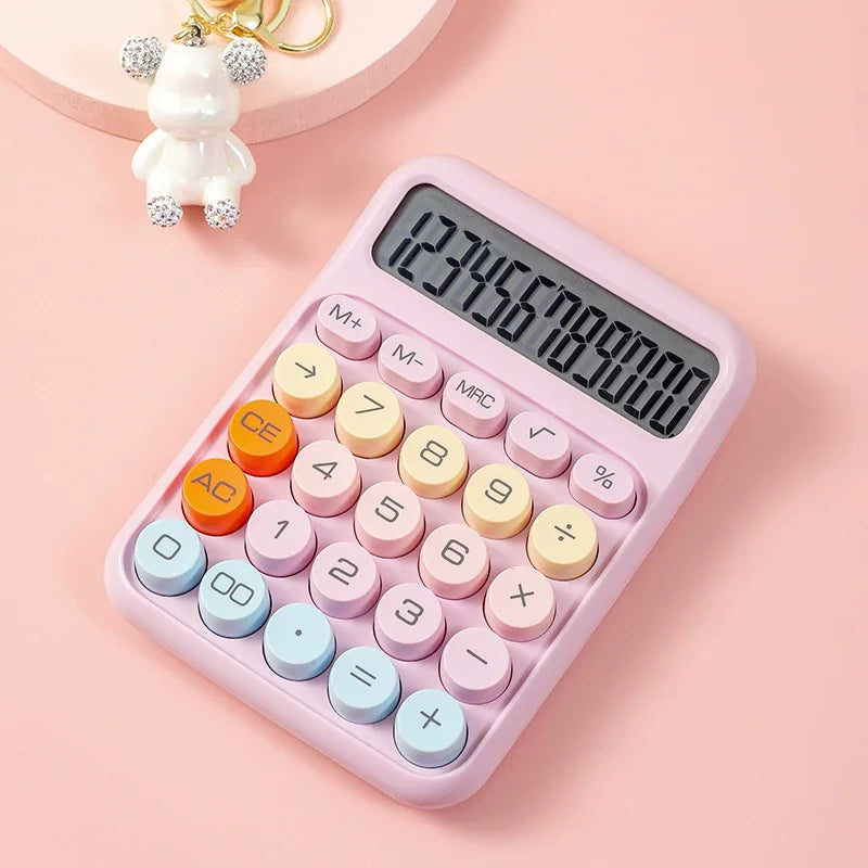 Candy Color Mechanical Desktop Calculator (12-Digit) - C