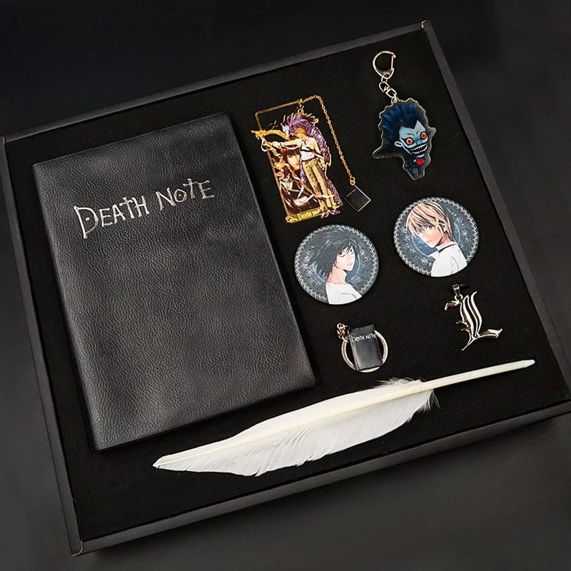 Death Note Collector’s Edition Notebook & Feather Pen Set (8-Piece) - E072007-8pcs Set - China Mainland