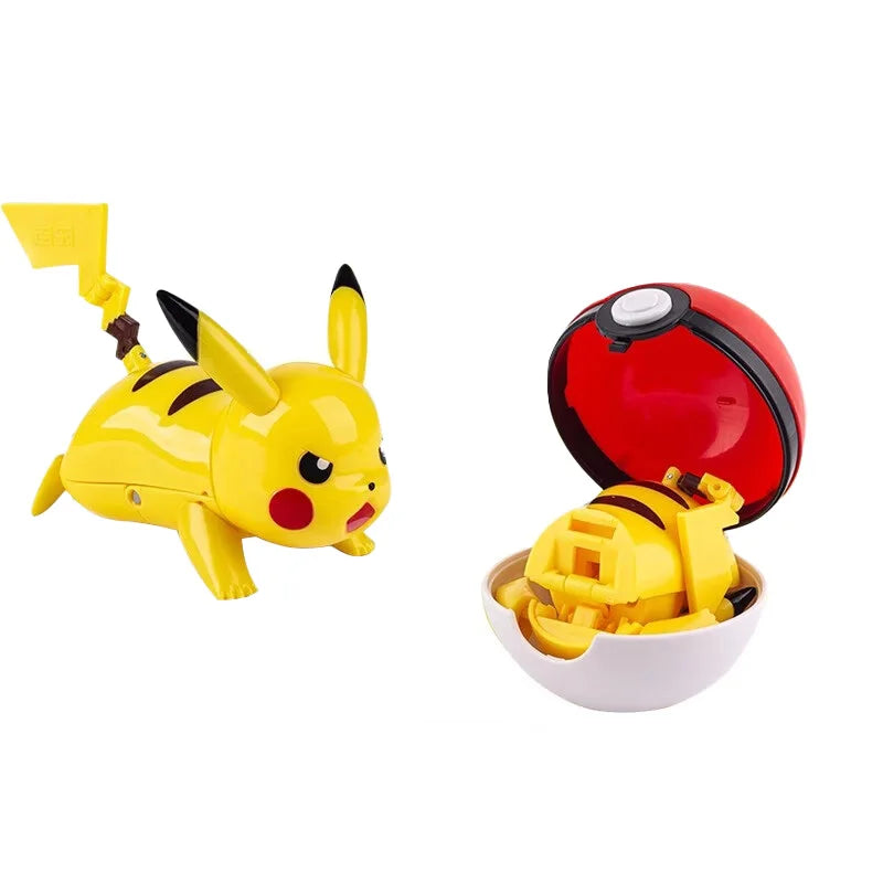 Takara Tomy Pokémon Action Figure & Pokeball Set – Pikachu, Charizard & Gyarados Statue - Product Photo 2