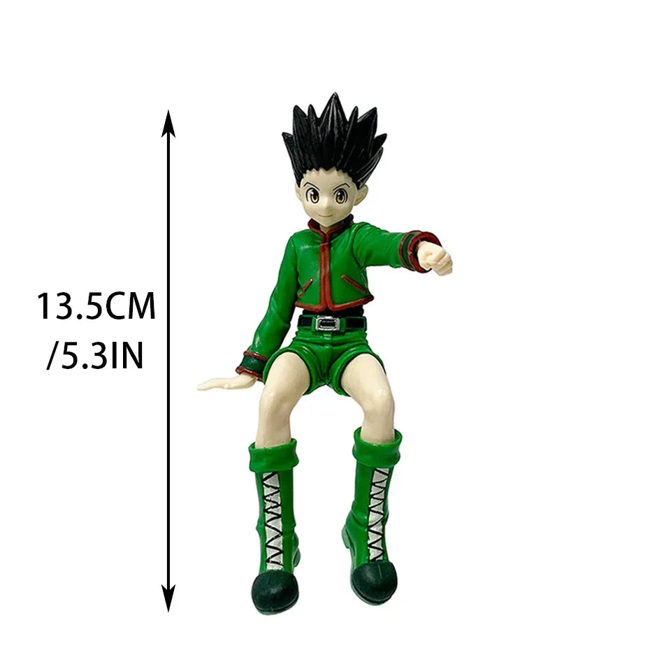 Takara Tomy 14cm Hunter × Hunter Hisoka Morow Noodle Stopper Anime Figure – Phantom Troupe Sitting PVC Model Statue for Noodle Lids & Desk Decor - Product Photo 5