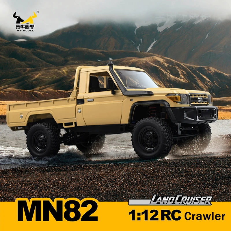 MN Model MN82 1:12 4WD Off-Road RC Crawler Truck – 280 Motor, Full Proportional Control, 50M Range RTR Truck for Boys & Adults - Product Photo 3