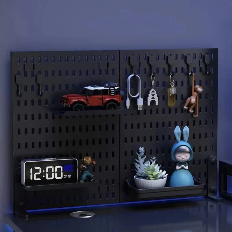 Wall-Mounted No-Punch Hole Board for Study, Living & Gaming Rooms