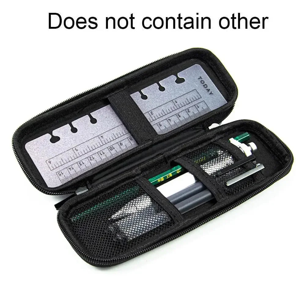 Hard Shell EVA Pencil Case with Mesh Pocket & Elastic Straps – Protective Organizer Box for Apple Pencil & Pens - Product Photo 5
