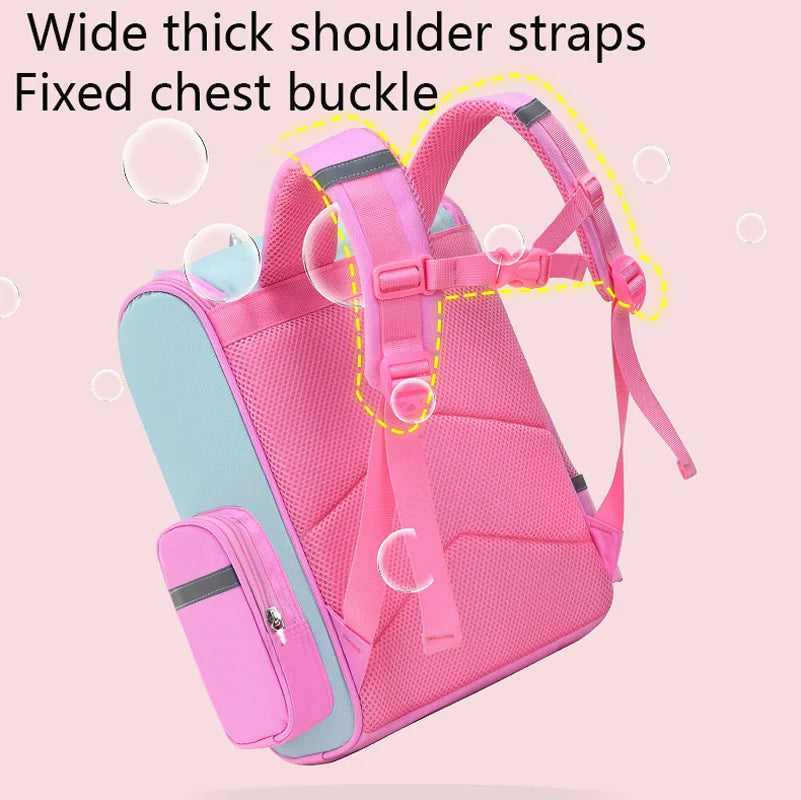 Cute Unicorn Rainbow Eyes Girls Backpack - Product Photo 2