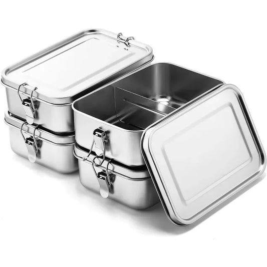 Eco-Friendly Stainless Steel Lunch Box – Leakproof Metal Bento Box for School & Work - Product Photo 1
