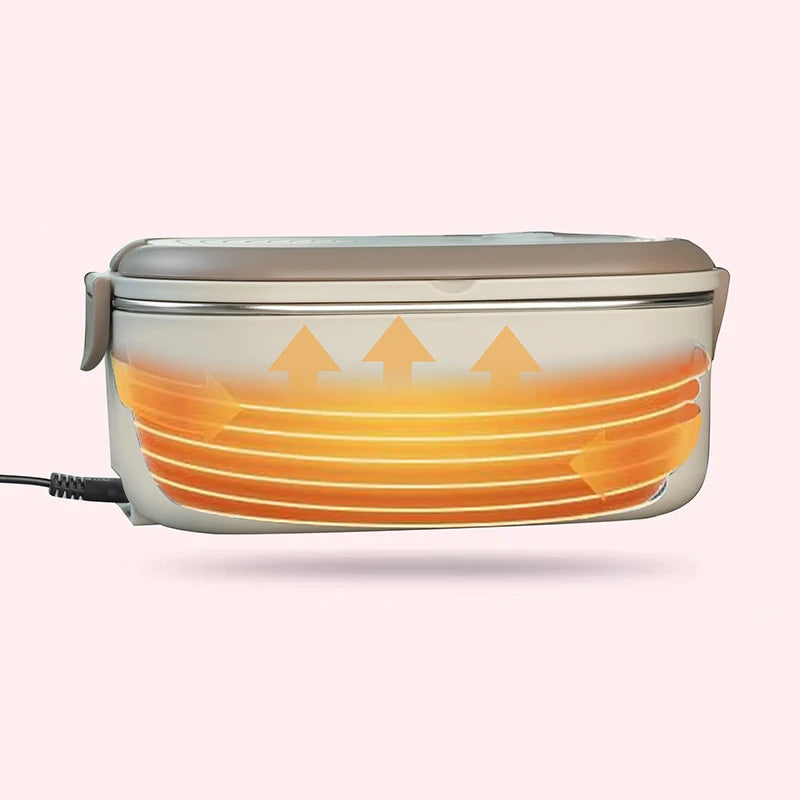 18W Electric Food Heating Lunch Box – 304 Stainless Steel Thermostatic Heater (110V/220V) - Product Photo 2