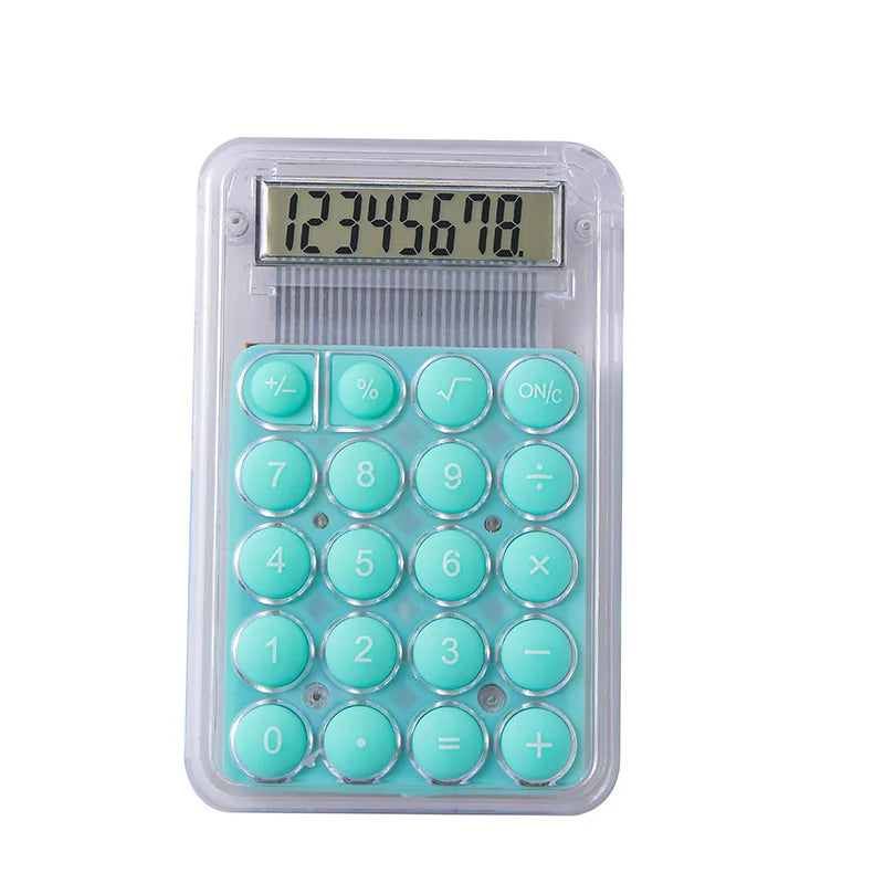 Cute Portable Palm-Sized Mini Calculator - green