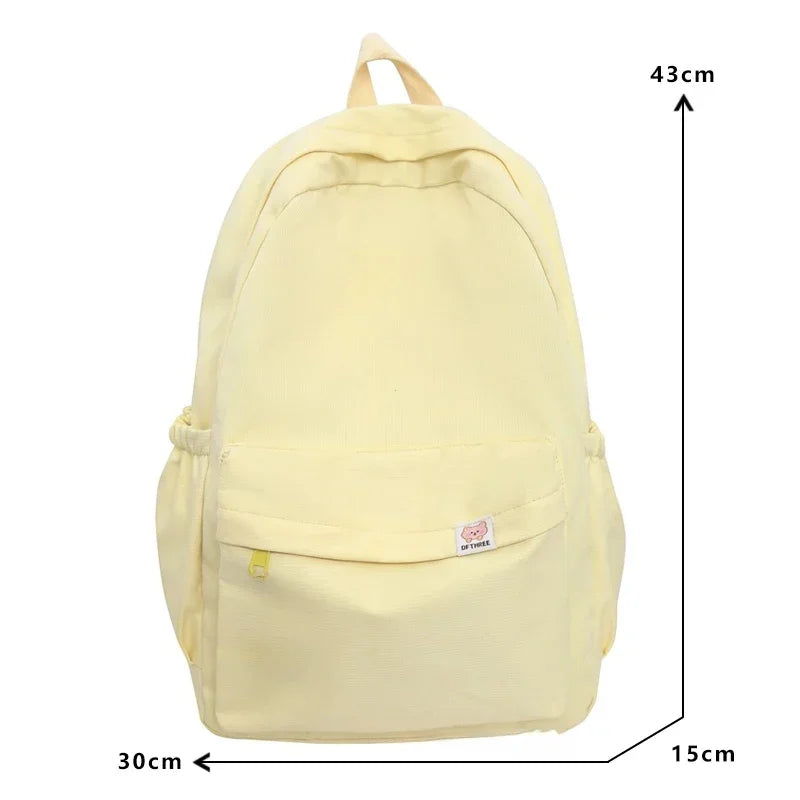 Waterproof Nylon Teenage Girl Schoolbag - Product Photo 6