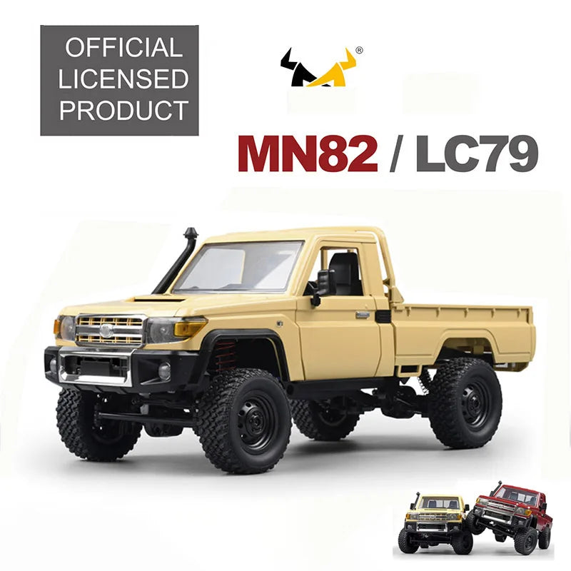 MN Model MN82 1:12 4WD Off-Road RC Crawler Truck – 280 Motor, Full Proportional Control, 50M Range RTR Truck for Boys & Adults - Product Photo 1