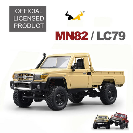 MN Model MN82 1:12 4WD Off-Road RC Crawler Truck – 280 Motor, Full Proportional Control, 50M Range RTR Truck for Boys & Adults - Product Photo 1