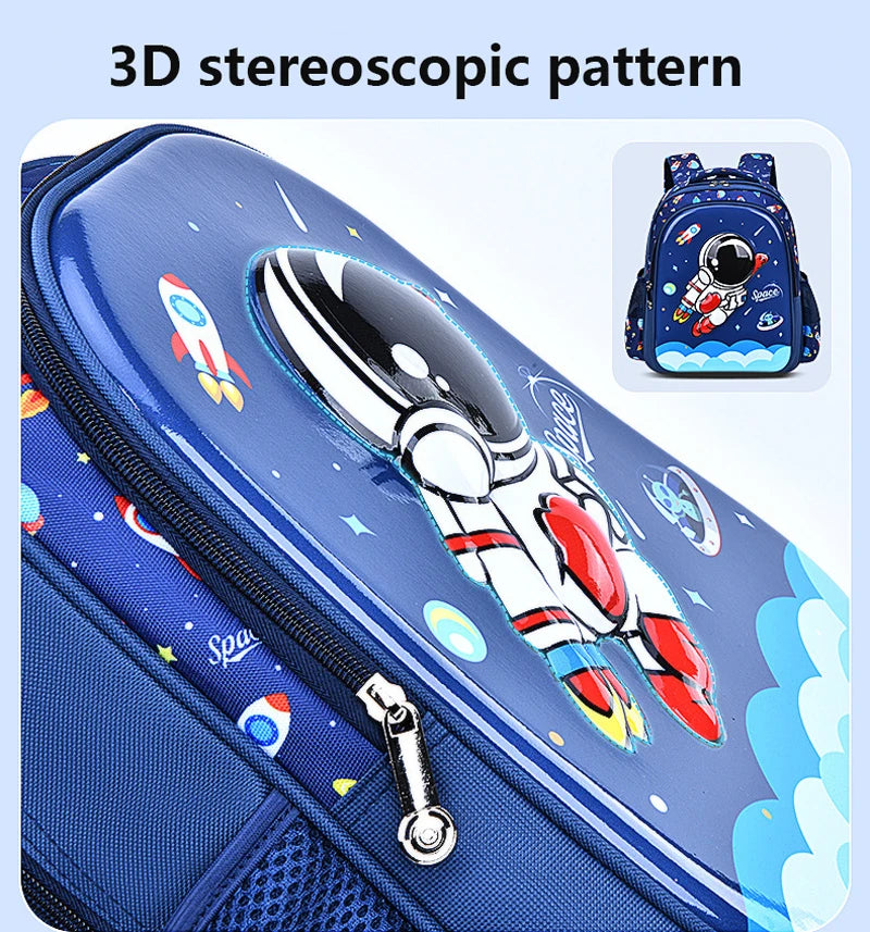 3D Stereoscopic Astronaut Boys Schoolbag - Product Photo 6