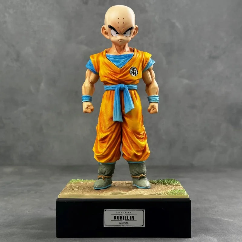 Bandai Dragon Ball Z Son Gohan & Krillin Anime Action Figure – Remastered PVC Collectible Statue Model Toy for DBZ Fans & Desk Display - Product Photo 2