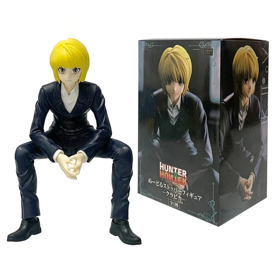 Takara Tomy 14cm Hunter × Hunter Hisoka Morow Noodle Stopper Anime Figure – Phantom Troupe Sitting PVC Model Statue for Noodle Lids & Desk Decor - With Box 4 - China Mainland