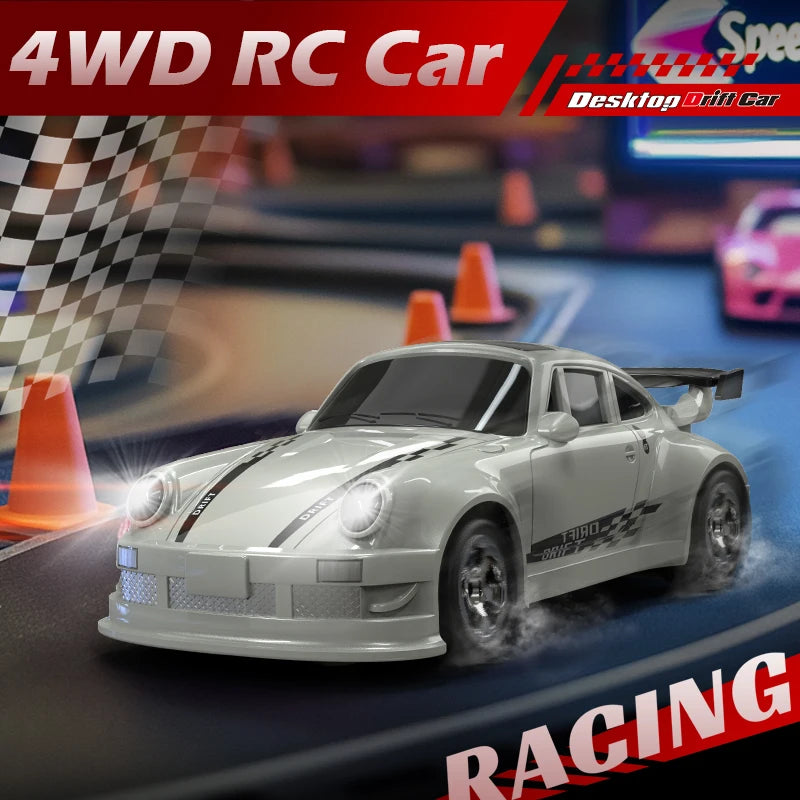 2026 New Kf20 1:64 Drift Rc Car Four-wheel Remote-Controlled Racing Car Full Proportions Desk Competition Toy Boys Ideal Gifts. - Product Photo 5