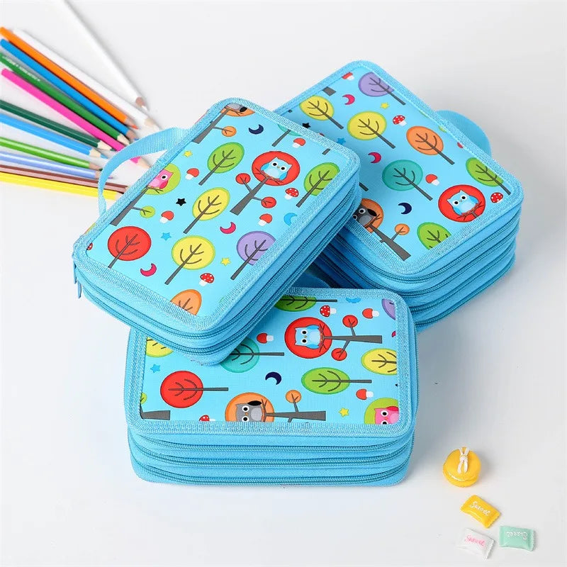 Multi-Slot Art Sketch Pencil Case (32/52/72 Slots) - Product Photo 2