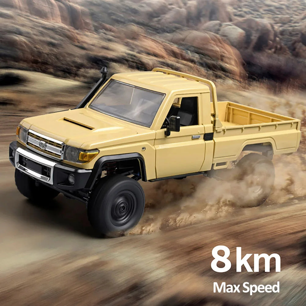 MN Model MN82 1:12 4WD Off-Road RC Crawler Truck – 280 Motor, Full Proportional Control, 50M Range RTR Truck for Boys & Adults - Product Photo 5