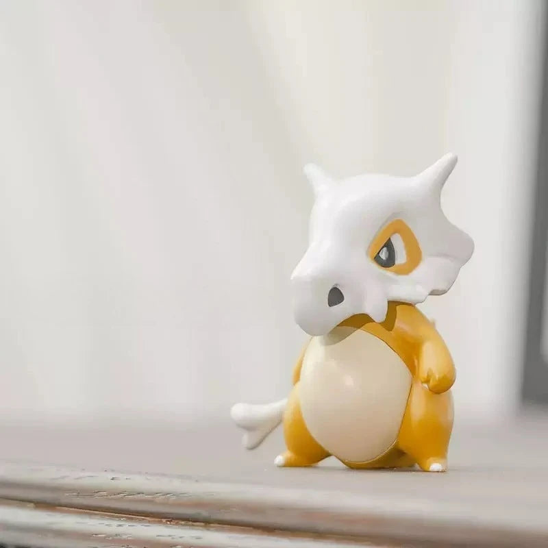 Potdemiel 8cm Pokémon Cubone (Caracalla) Mini Anime Figure – Cute PVC Model Toy for Desktop, Car Dashboard Decor & Festival Gift - Product Photo 1