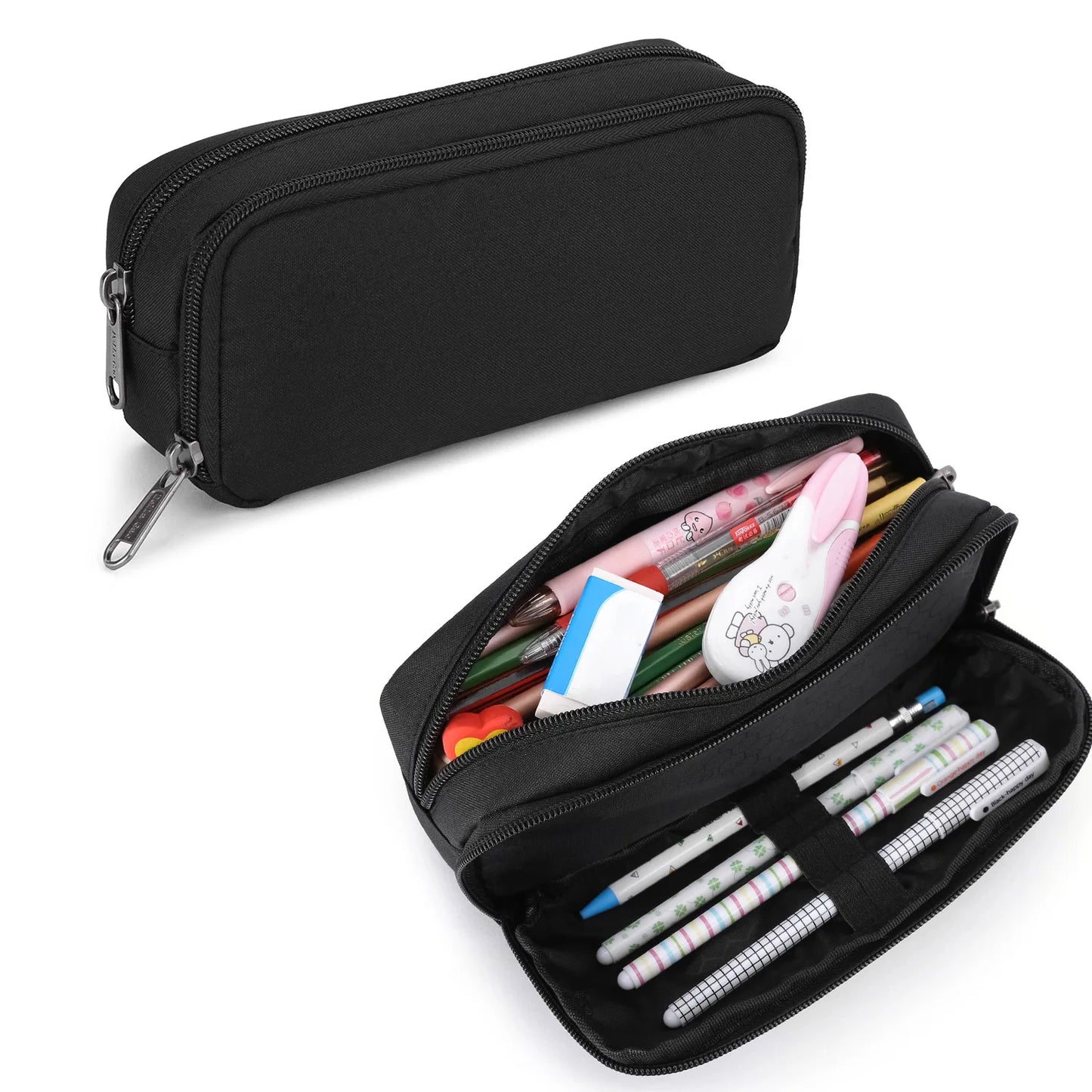 Double-Sided Large Capacity Pen Pouch - Product Photo 1