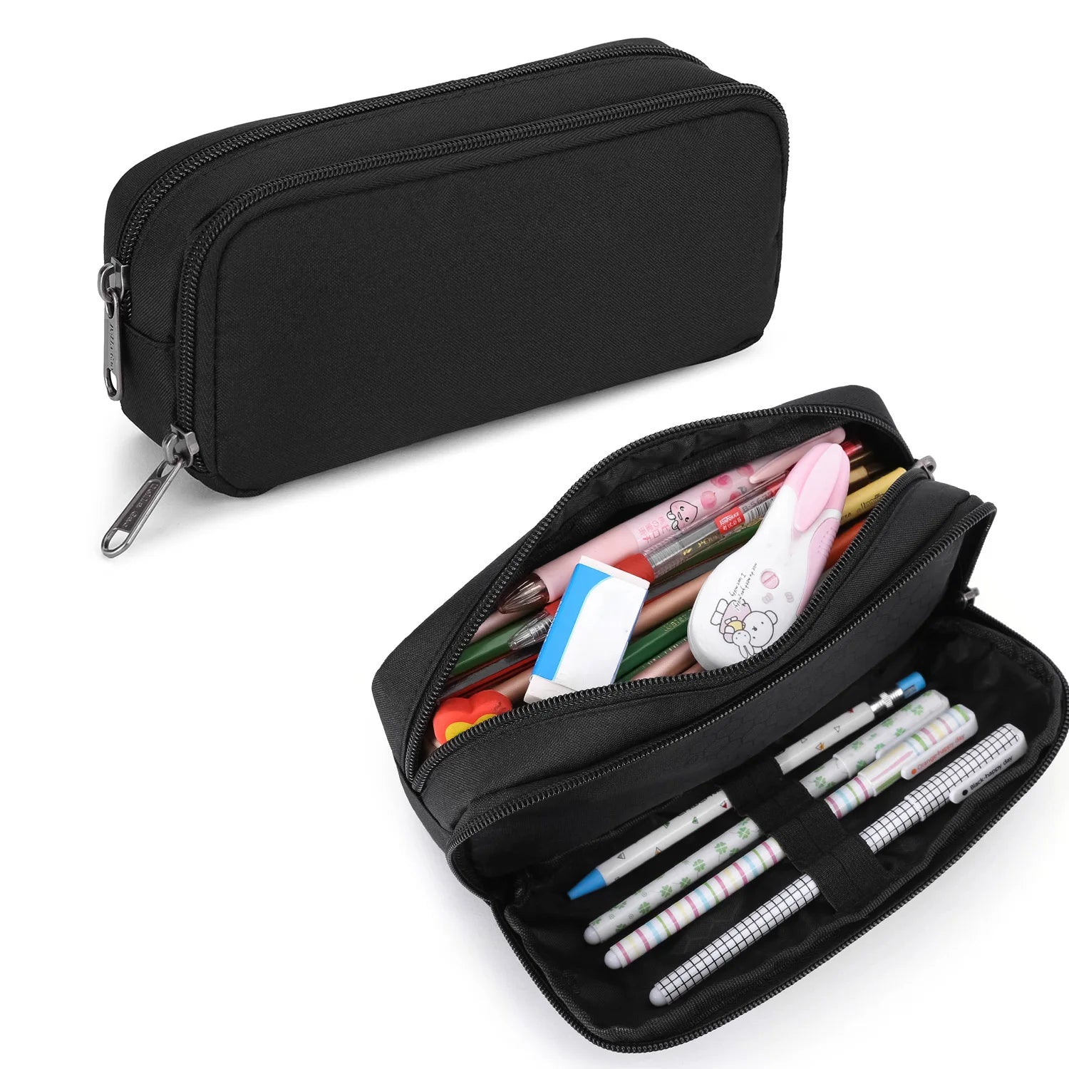 Double-Sided Large Capacity Pen Pouch - Product Photo 1