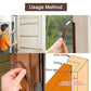 Self-Adhesive Acoustic Rubber Foam Door Insulation Seal Strip Weatherstrip