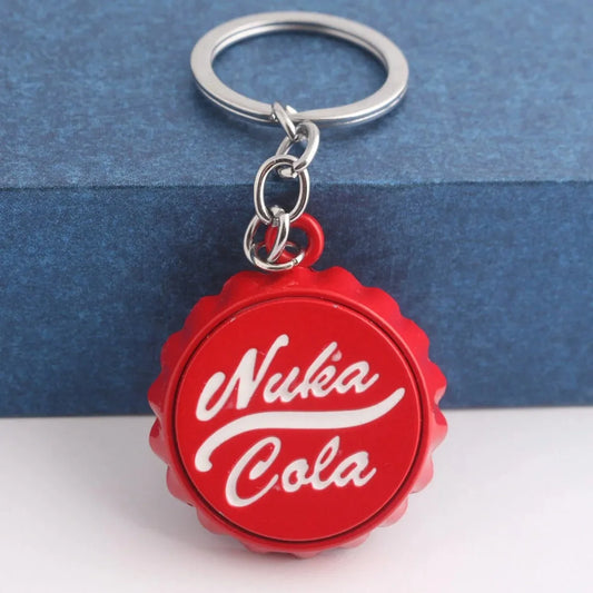 Novelty Cola Bottle Cap Keychain & Bottle Opener – Heavy-Duty Metal Keyring for Men, Women & Car Keys - Product Photo 1